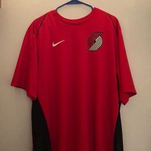 Portland Trail Blazers Red Nike T-Shirt